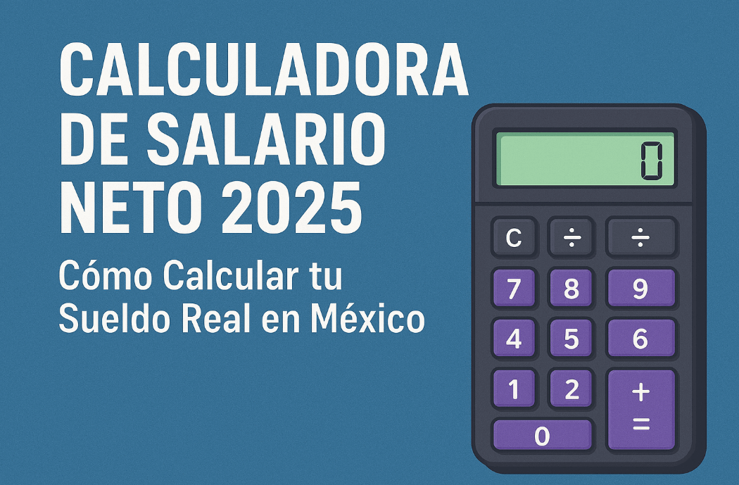 Calculadora de Salario Neto 2025 - Cómo Calcular tu Sueldo Real en México